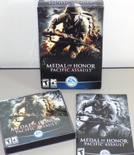 MEDAL OF HONOR PACIFIC ASSAULT PC GAME BOX 2004 COMPLETE "NICE"