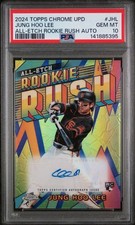 2024 TOPPS CHROME UPDATE ALL-ETCH RUSH JUNG HOO LEE RC /99 PSA GEM MINT 10