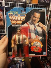 WWF WWE Hasbro IRS Irwin R Schyster Moc Retro Figure Wrestling Mike Rotunda
