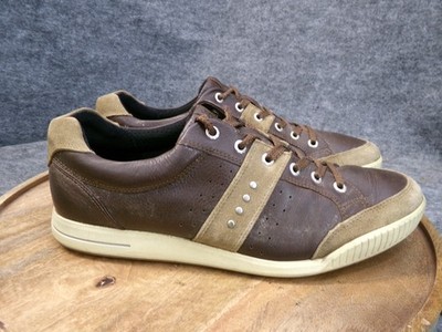 ECCO Biom Hybrid Golf Shoes Mens EU 44/ 10-10.5 Brown  Leather Spikeless Lace Up Ecco Golf 44 for sale | eBay main image 3
