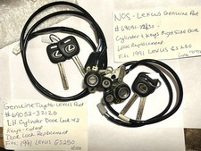 Oem Htf Lexus Power Lock Cylinder Sets Wbrand Keys. Left Right Ez Install Oem Htf Lexus Power Lock Cylinder Sets Wbrand Keys. Left Right Ez Install