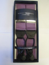 ALBERT THURSTON RIGID AMETHYST LEATHER END BRACES