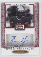 2021 Sage Premier Draft Auto Red Thomas Graham Jr #A127 Auto ni4