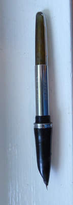 #ad VTG Parker Fountain Pen Aerometric Filler Assembly Stainless Nib Parts Repair $29.00