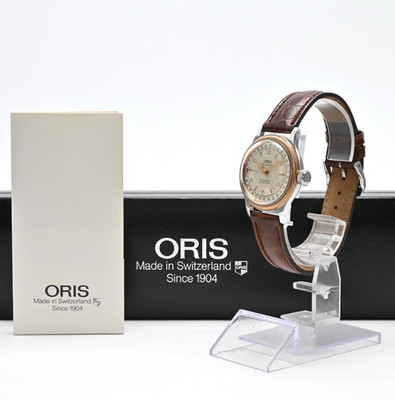 Vintage [MINT w/Case] ORIS 7400B Big Crown Pointer Date Automatic Men's Watch