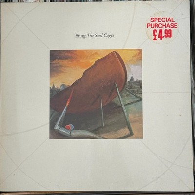 Sting The Soul Cages First Press 1991 Made in Holland Qsound LP NM