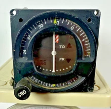 Used KING RADIO CORP KI 201B COURSE SELECT INDICATOR P/N 066-3008-01 UNTESTED