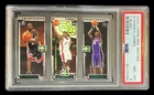 2003 topps matrix 0 lebron james, dwyane wade, chris bosh rc; BIG 3 rookie PSA 8