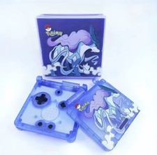 Custodia Trasparente Game Boy Advance SP - Edizione Suicune - Custodia di Ricambio