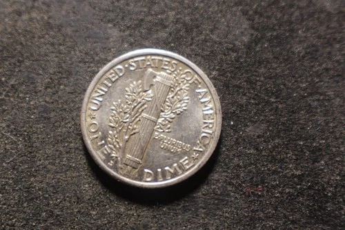 1920-D BU FSB Virtual Mercury Dime Bold Reverse AZX