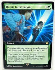 Heroic Intervention (Extended Art), Doctor Who, MTG Magic the Gathering, REGULAR