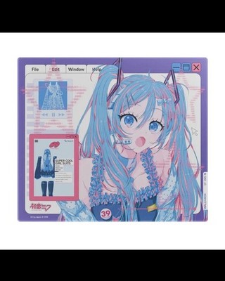 WALLHACK SP-005 Hatsune Miku OS Glass Mousepad IN HAND