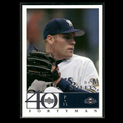 Ben Sheets #415 2003 Upper Deck 40-Man Milwaukee Brewers Baseball Card MLB