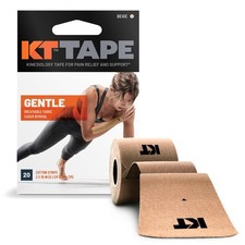 20 PCS Beige Kinesiology Athletic Tape Gentle Adhesive Sensitive Skin 10 Inch
