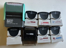 Lot 8 Stamps Excel 2, Labeled Mailed, Revised, Received, Posted, Confidential