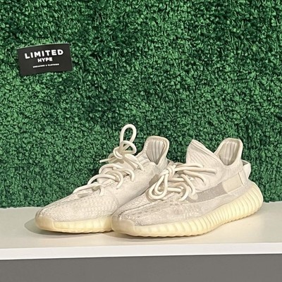 Size 9.5M/11W - adidas Yeezy Boost 350 V2 Bone (USED, NO BOX) HQ6316 Pre-Owned
