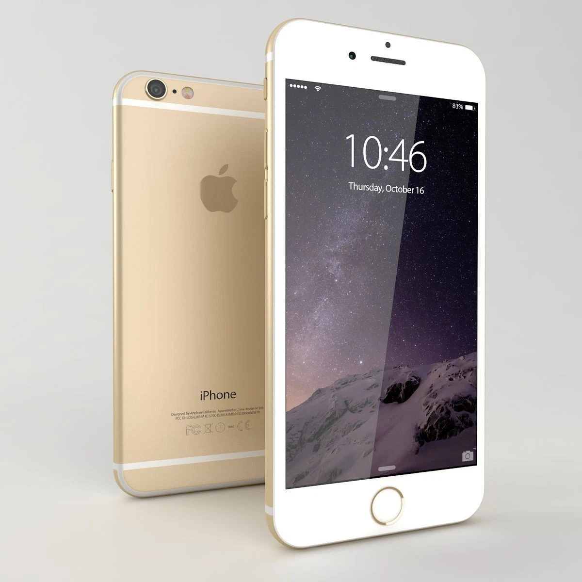 Apple iPhone 6 A1549 (CDMA + GSM) Gold Cell Phones & Smartphones