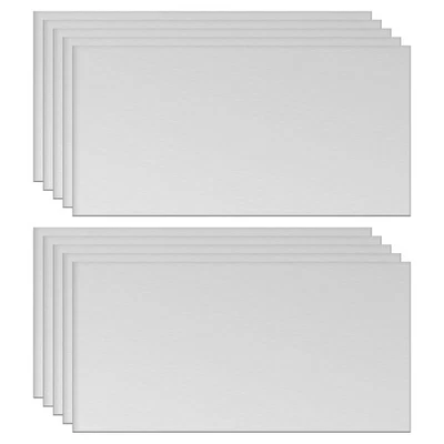 Plaque d'aluminium, 10 pièces 100 mm x 50 mm x 3 mm d'épaisseur - Photo 1/4
