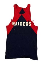 Vintage Circa 1930's Raiders Chainstitched Wool Wilson Basketball Jersey Early