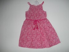 TOMMY BAHAMA Pink Paisley FIT  FLARE Belted Sundress DRESS Girls Size 6X NEW
