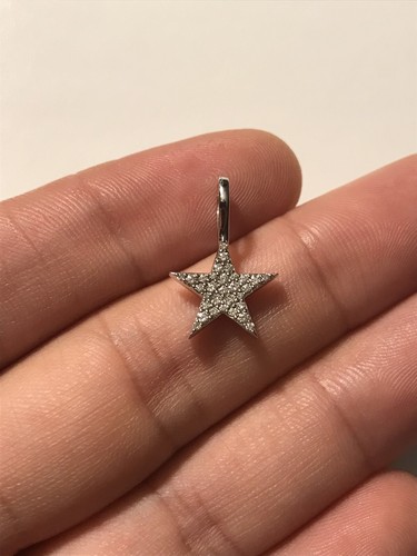 Icebox 5 Point Star SI Diamonds Pendant 