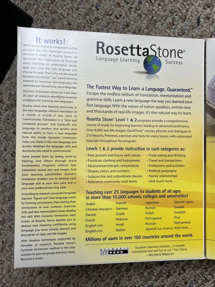 Rosetta Stone French Level I and II - Personal Edition Set - Image 2 of 4