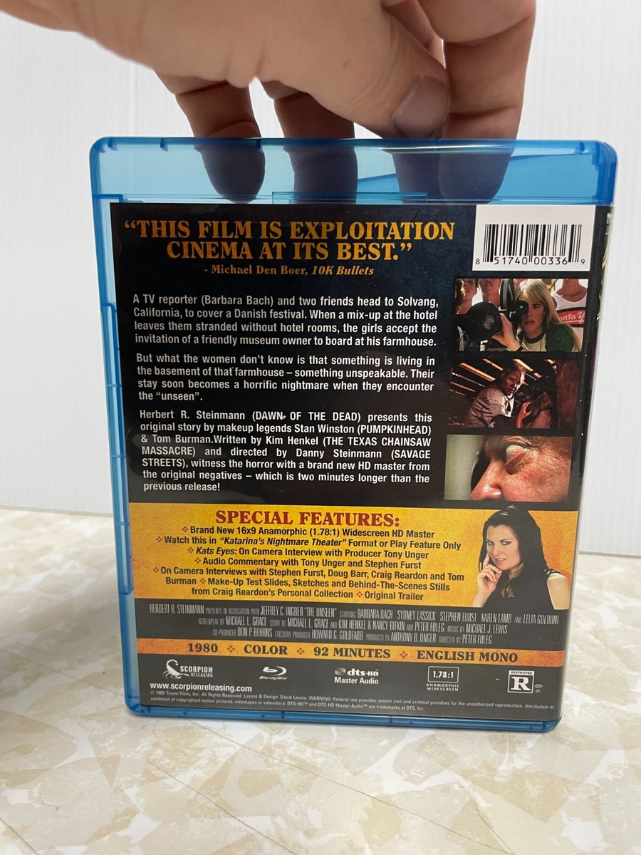 The Unseen (1980) Scorpion Releasing Blu-Ray 2013 Cult Horror