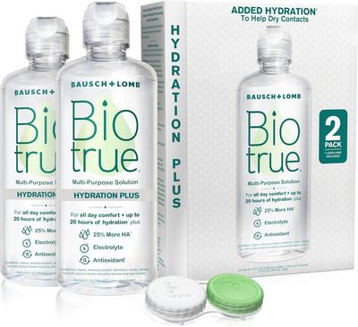 Hydration plus Contact Lens Solution, Multi-Purpose Solution for Soft Contact Le