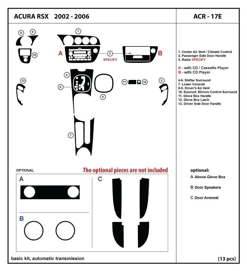 2002 Acura Rsx Interior Automatic