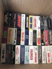 Lot Of 50 Vhs Mostly 80 s And 90 s