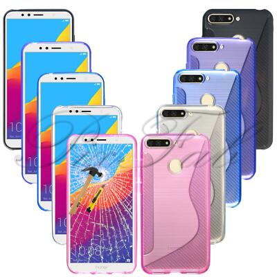 For Huawei Honor 7C New Black Gel Phone Case Cover 100% Genuine