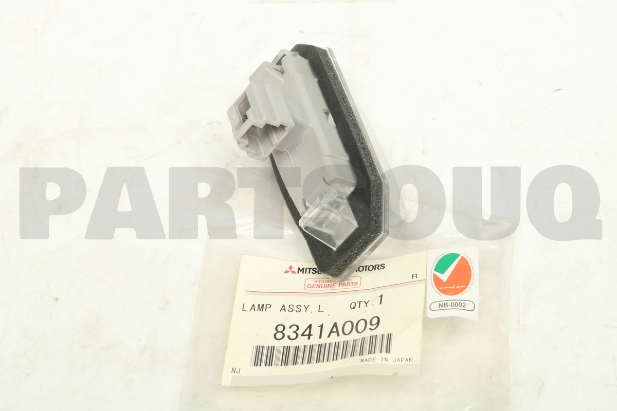 8341A009 Genuine Mitsubishi LAMP ASSY,LICENSE PL | eBay