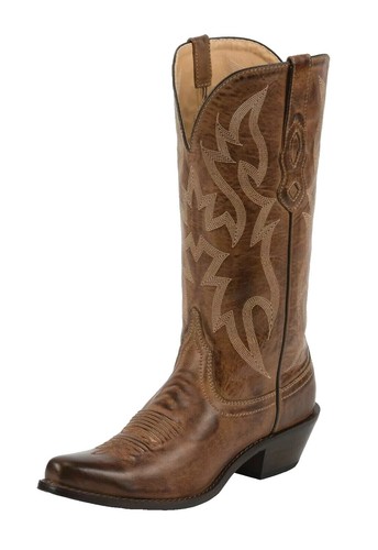 NOCONA MEN TOP QUALITY CAIMAN & LEATHER WESTERN BOOTS-Carmel  display picture 2