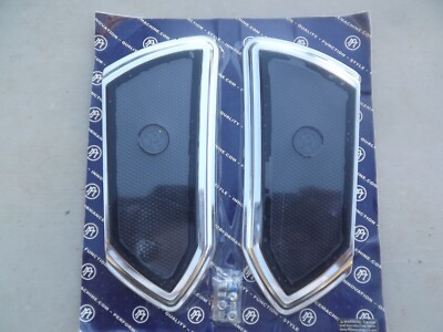 PERFORMANCE MACHINE HARLEY PASSENGER FLOORBOARDS FLOOR CHROME 0036-1009-CH NEW