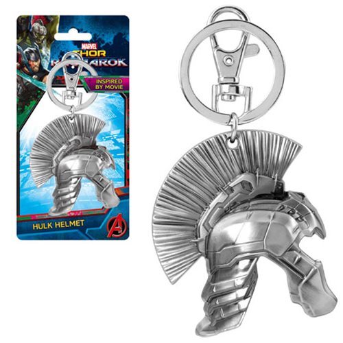 Thor Ragnarok NEW * Hulk Helmet Pewter Keychain *  Marvel Co