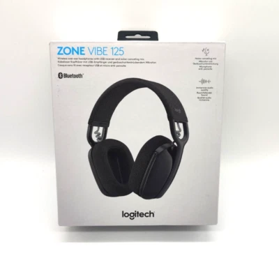 Logitech Zone Vibe 125 Kabellose Ohrumschließende Kopfhörer - Graphit - Bild 1 von 4