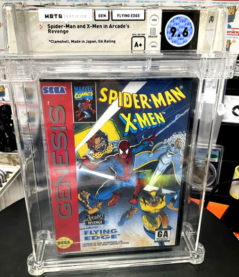 Spiderman X-Men Arcade's Revenge Sega Genesis Sealed VGA WATA CGC Nintendo SNES