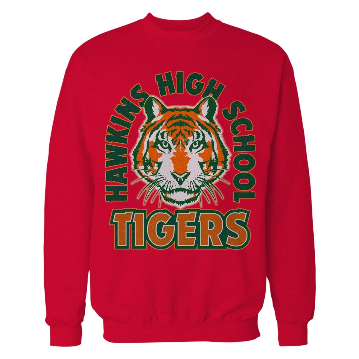 Stranger Things Hawkins High Tigers Stare Official Sweatshirt | eBay