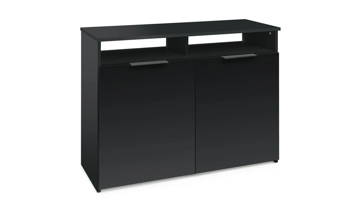Habitat Hayward 2 Door Sideboard Black Gloss eBay