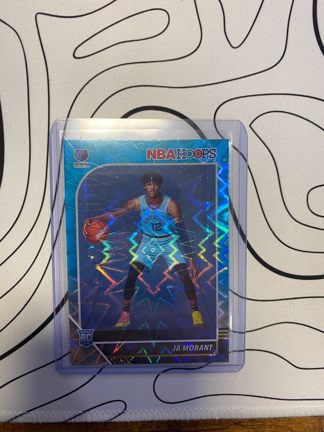2019-20 Panini NBA Hoops - Teal Explosion #259 Ja Morant (RC)
