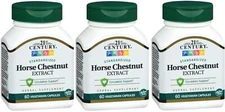21st Century Horse Chestnut Extract 600mg Capsules 60ct (3 Pack)
