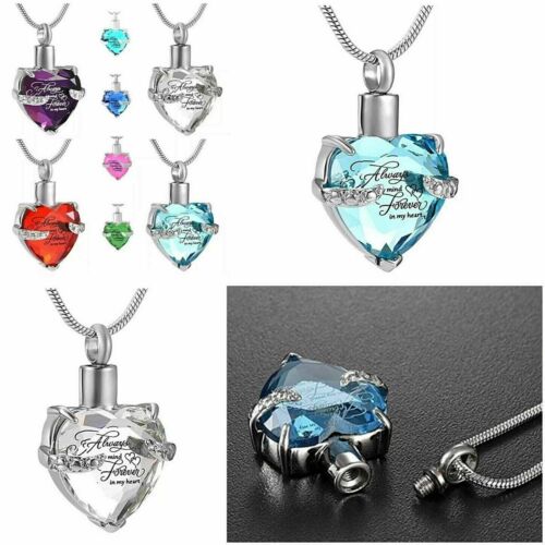 Urn Necklace Cremation Jewellery Ashes Pendant Locket  Memorial Human Pet Dog
