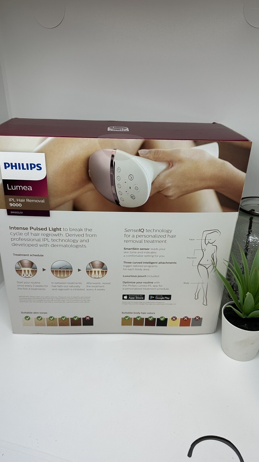 Philips 9000 Series Lumea IPL Hair Removal Device, BRI955/01 eBay