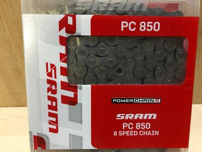 SRAM PC-850 PowerChain II Fahrrad 8-fach Kette für Rennrad / Mountainbike