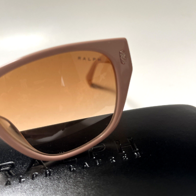 New in Case Original RALPH LAUREN RA 5303 Oval Sunglasses Beige Shiny Acetate New in Case Original RALPH LAUREN RA 5303 Oval Sunglasses  main image 3