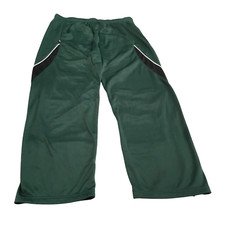 Vtg Holloway Track Pants Men s M Ankle Zip Fleece Lined Elastic Waist Pockets