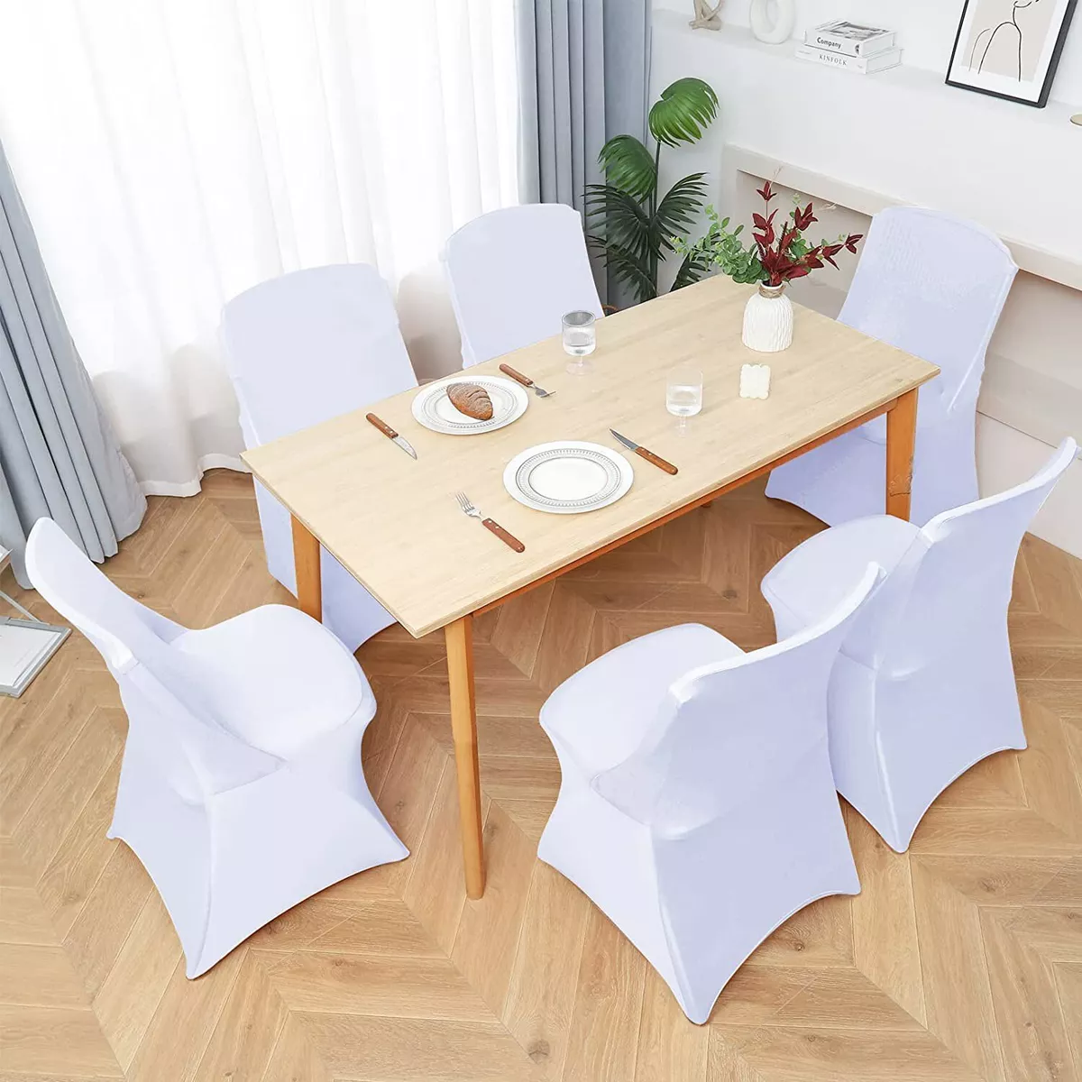 White chair covers for folding chairs sale