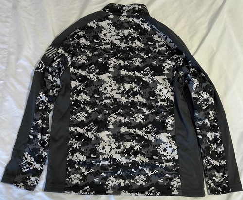 Colosseum Athletics OHT United We Stand Digi Camo 1/4 Zip Pullover Men’s Large - Picture 8 of 10