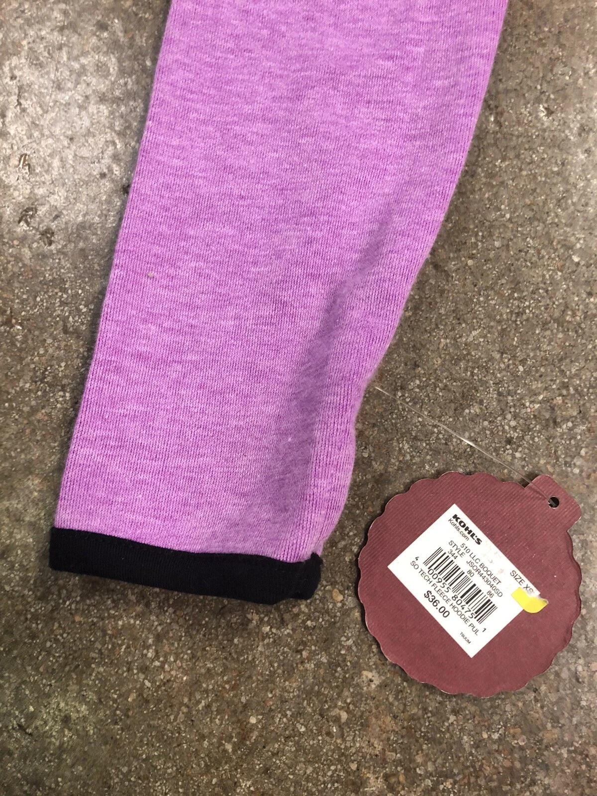 VETEMENTS Felpa con cappuccio rosa SO Brand Activewear tasca frontale donna taglia XS