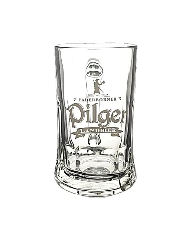 Paderborner Pilger Bier 0,3 l Bierglas Glas Biergläser Gläser Bierkrug Krug